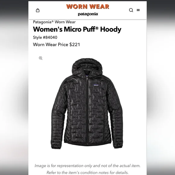 Patagonia Micro Puff Womens Hoodie - Picture 2 of 9